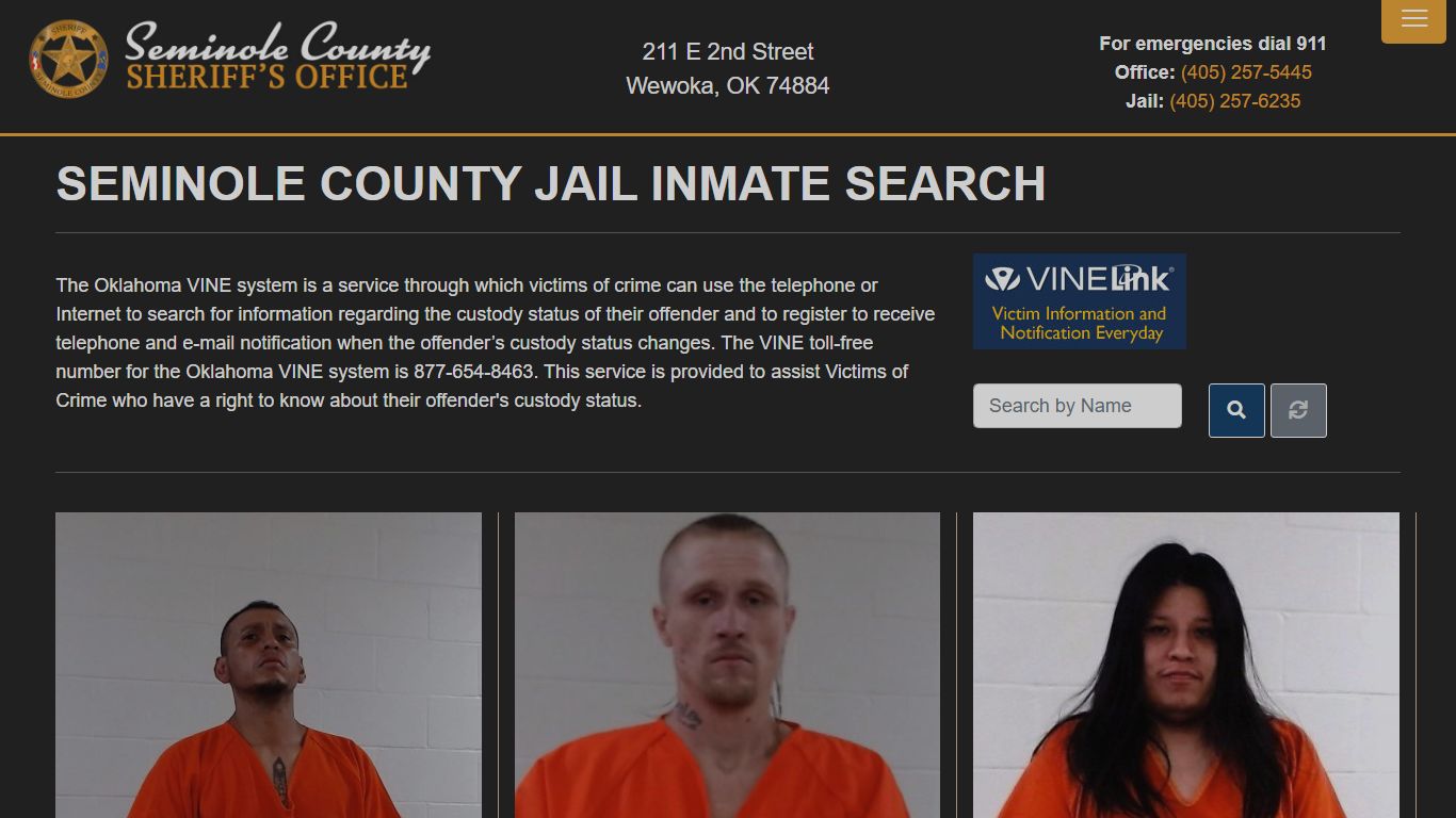 Inmate Search - Seminole County Sheriff's Office